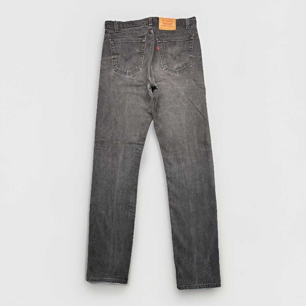 Vintage Levis 505 Jeans Mens 36x36 (Fits 35x36) Black Denim Made in USA 90s‎